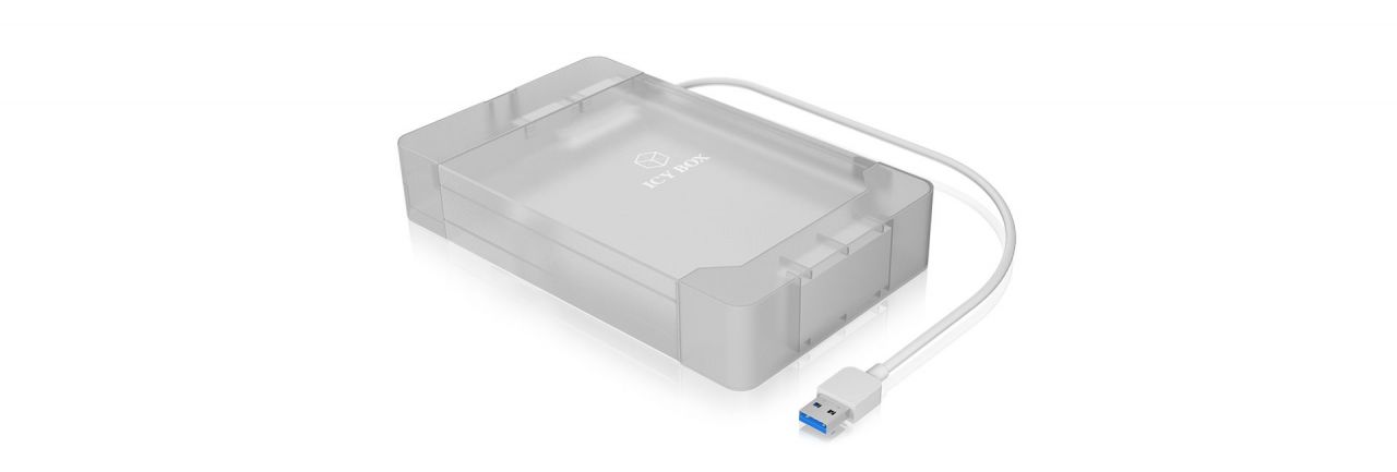 Raidsonic IcyBox IB-AC705-6G USB 3.0 enclosure for a 3.5"/2.5" SATA III drive White