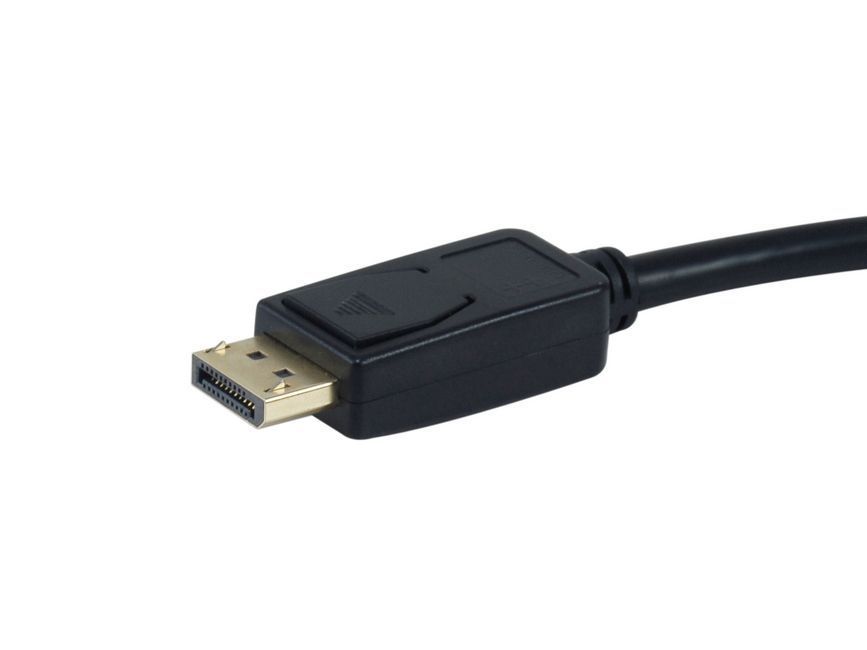 EQuip DisplayPort to DVI-I adapter cable 0,25m Black