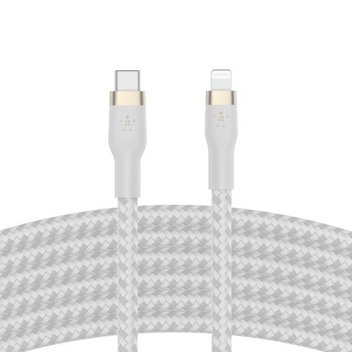 Belkin USB-C to Lightning male/male cable 3m White