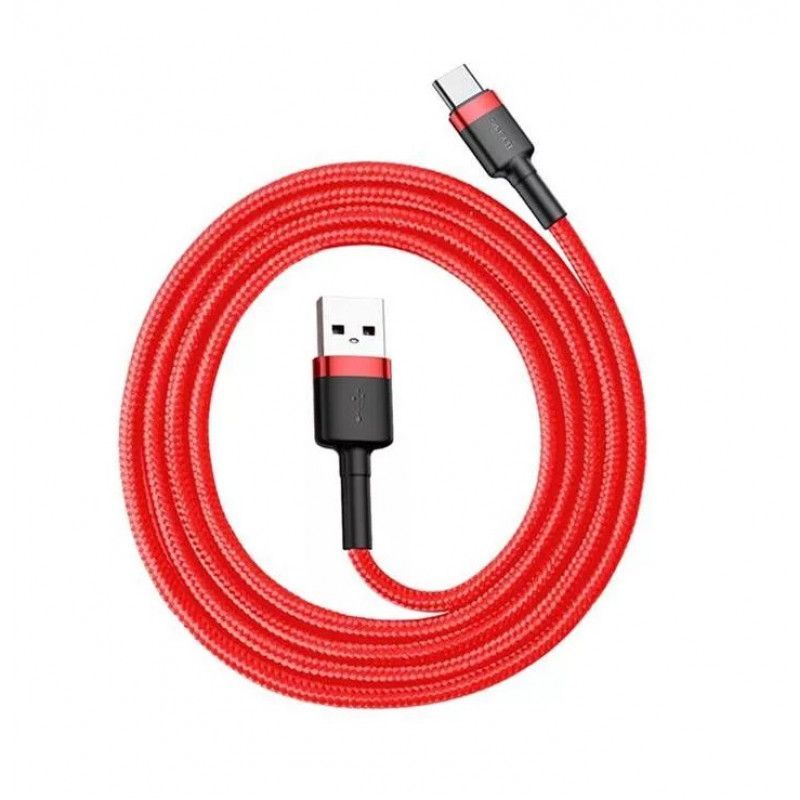 Baseus Cafule 3A USB-USB-C Cable 1m Red