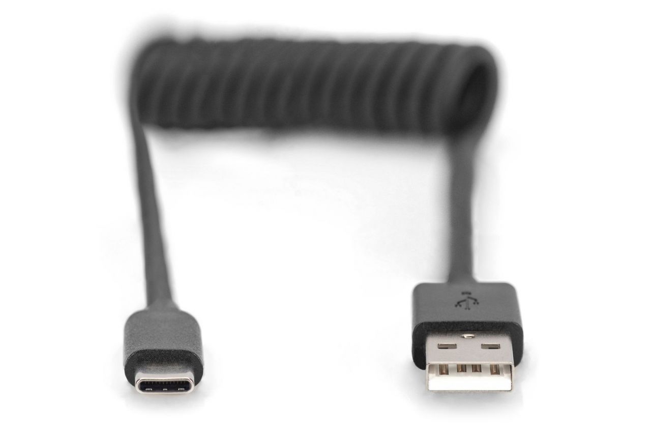 Digitus USB 2.0 Type-C cable 1m Black
