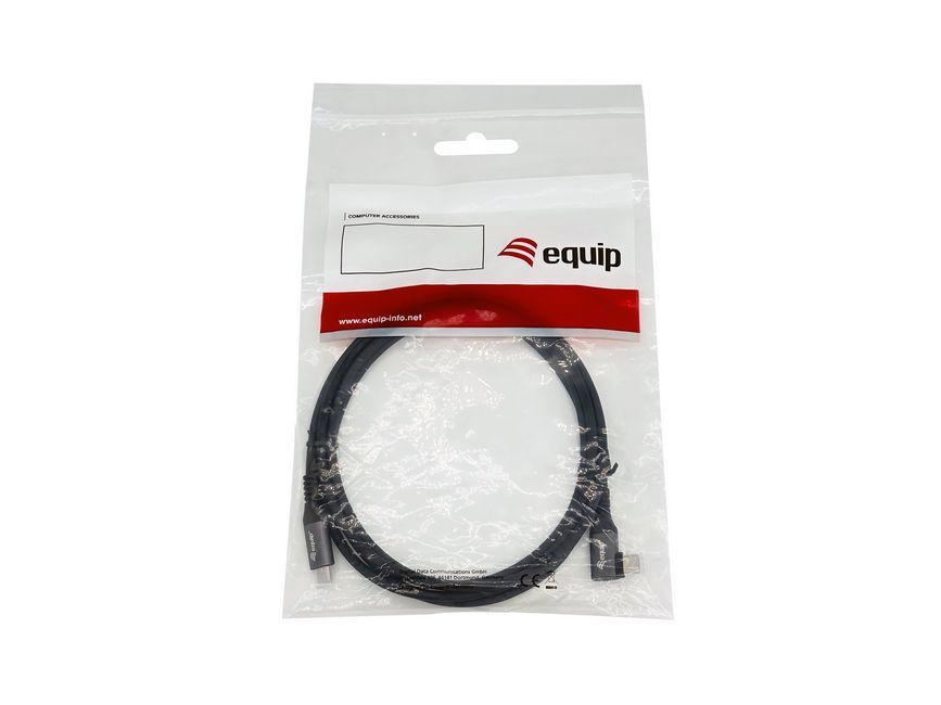 EQuip USB-C 2.0 to USB-C cable 1m Black