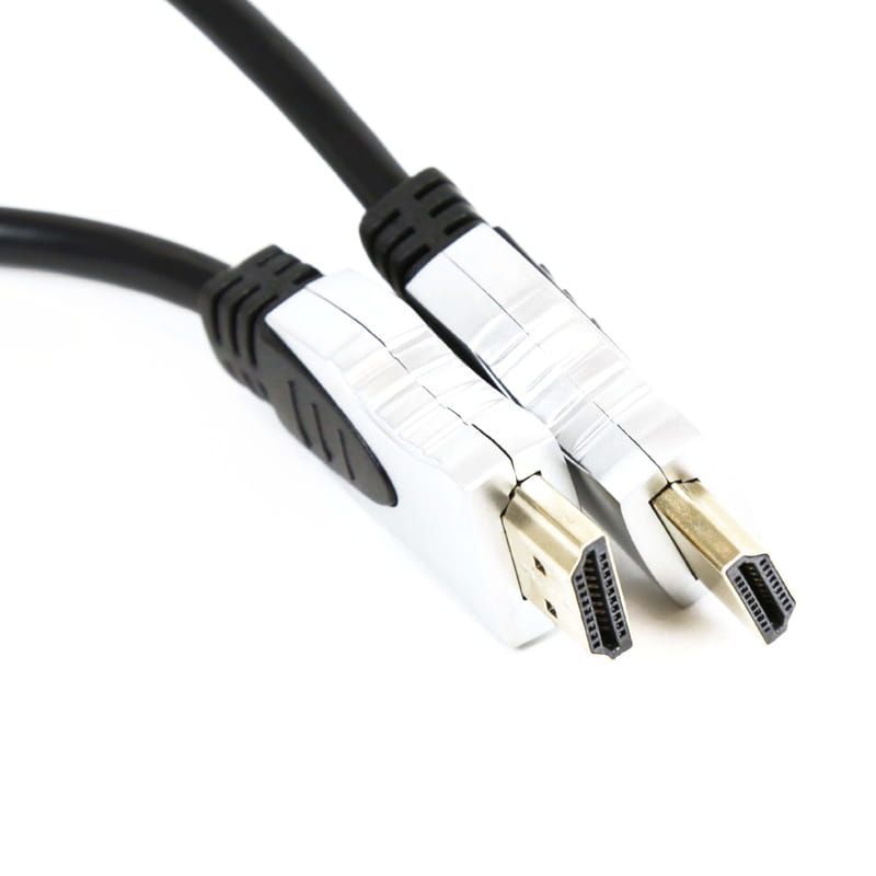 Platinet Omega HDMI 1.4 Gold cable 1,5m Black/White