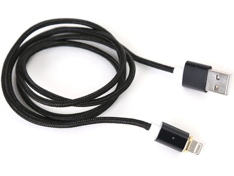 Platinet Lightning to USB Magnetic Plug Cable 1,2m Black