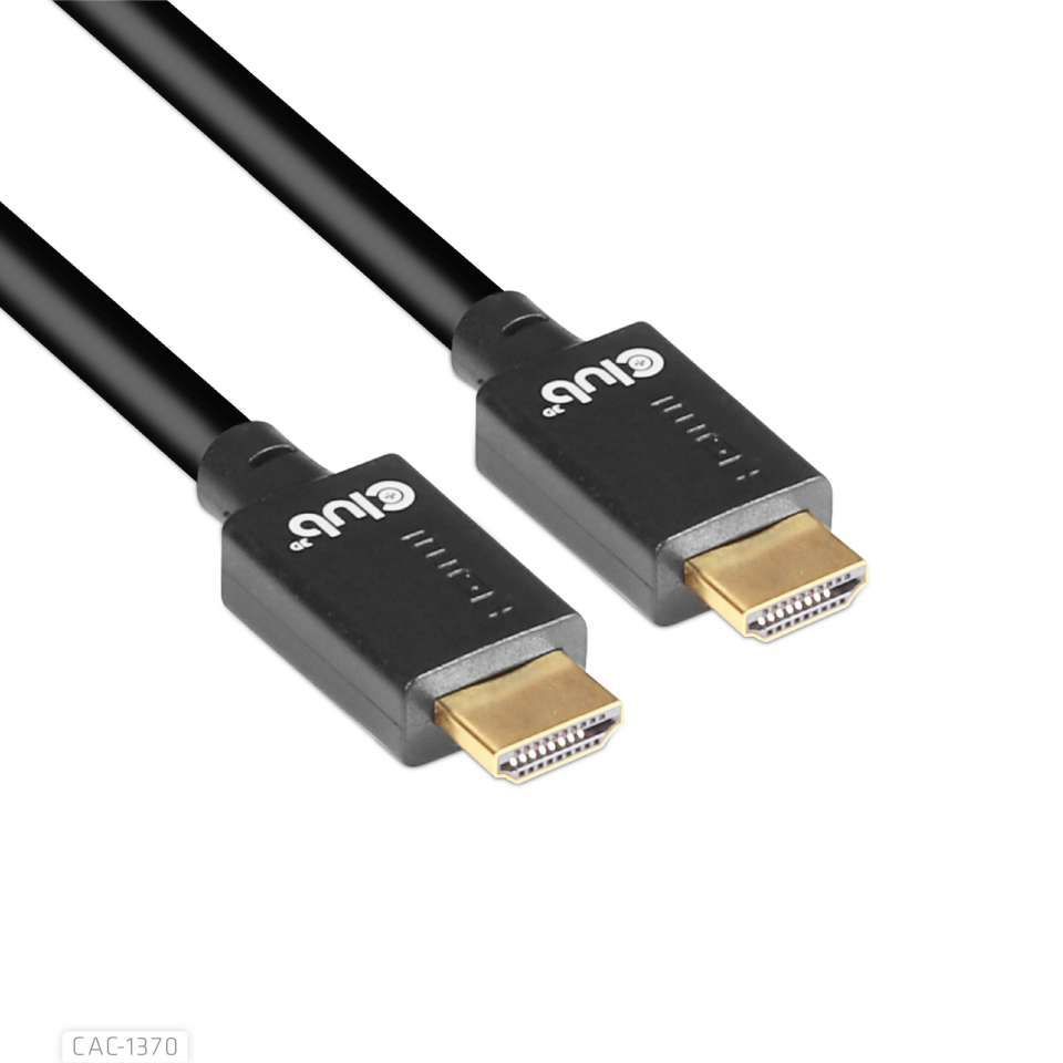 Club3D Ultra High Speed HDMI 4K120Hz, 8K60Hz Certified Cable 48Gbps M/M 1,5m Black