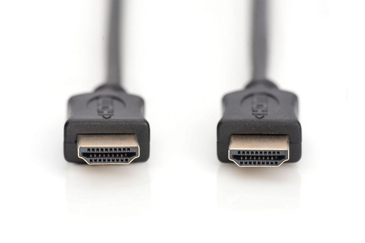 Assmann HDMI Standard connection cable, type A 5m Black