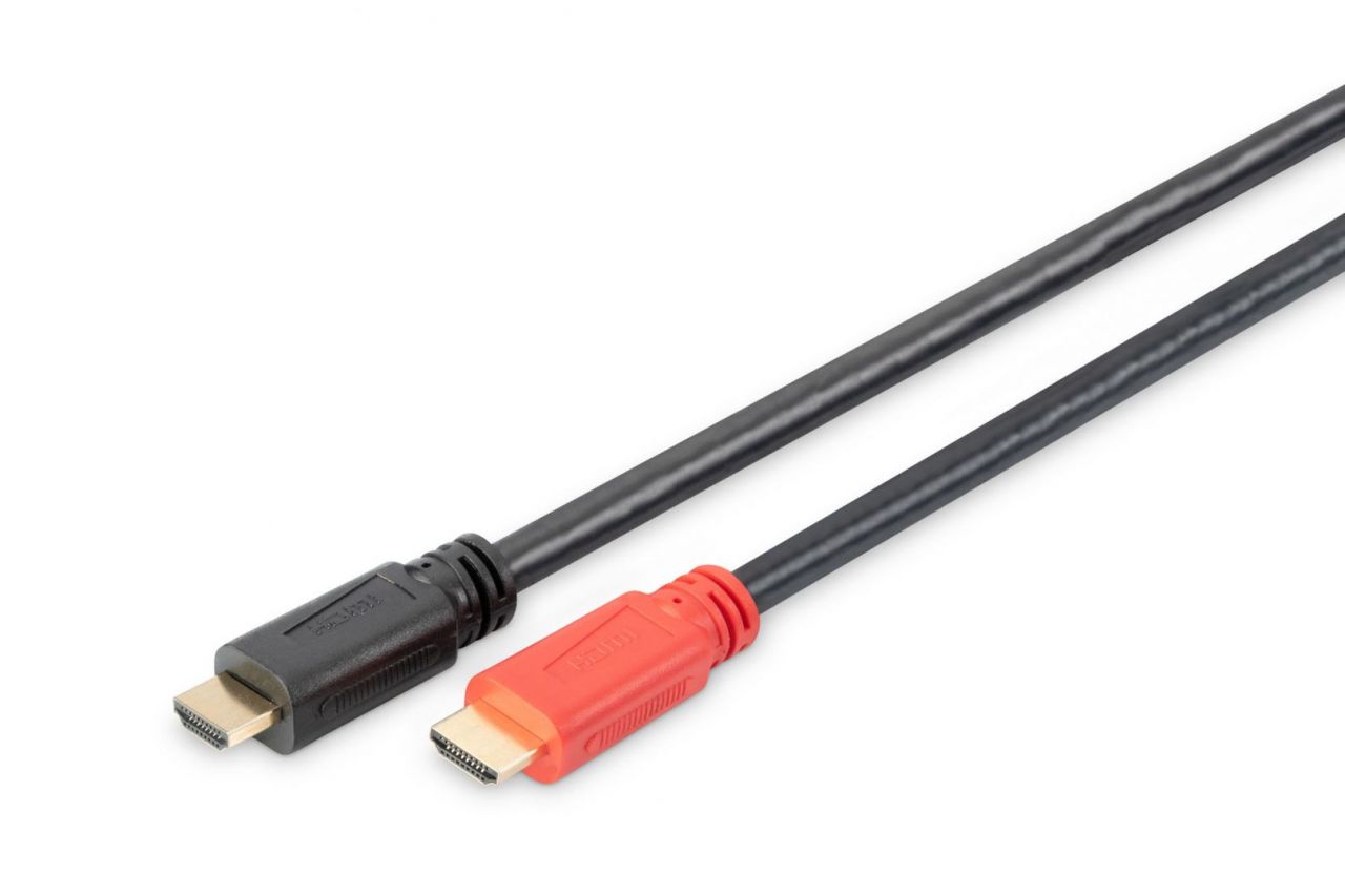 Assmann HDMI High Speed connection cable, type A, w/ amp.