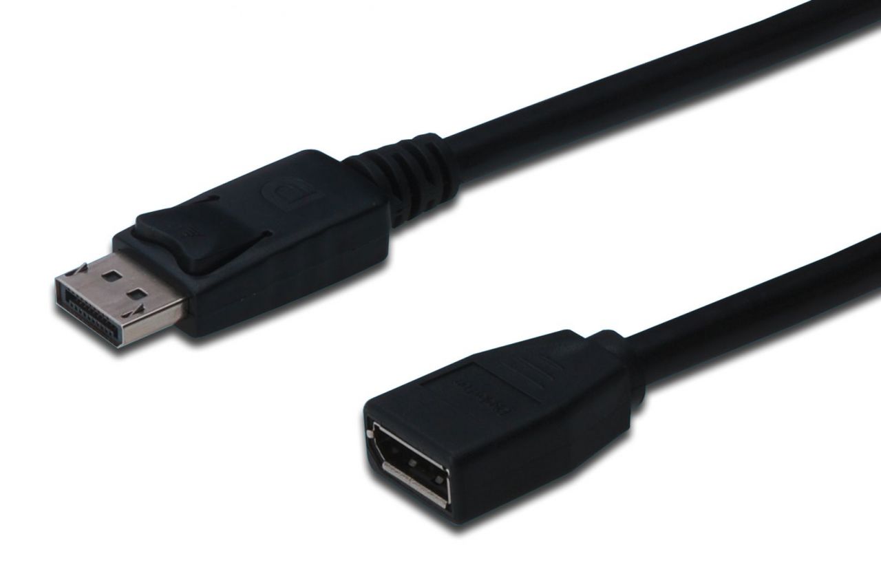 Assmann DisplayPort extension cable, DP 2m Black