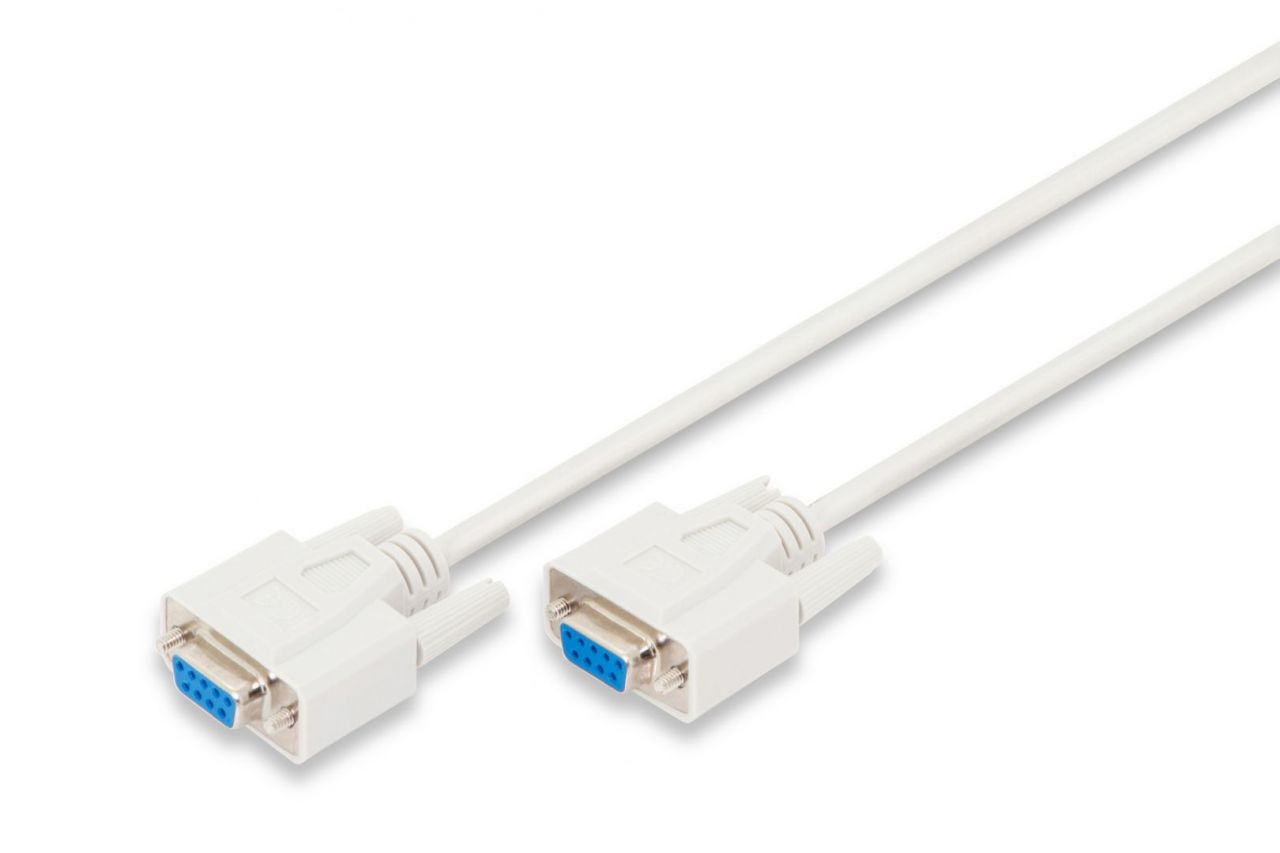 Assmann Datatransfer connection cable, D-Sub9 2m Grey