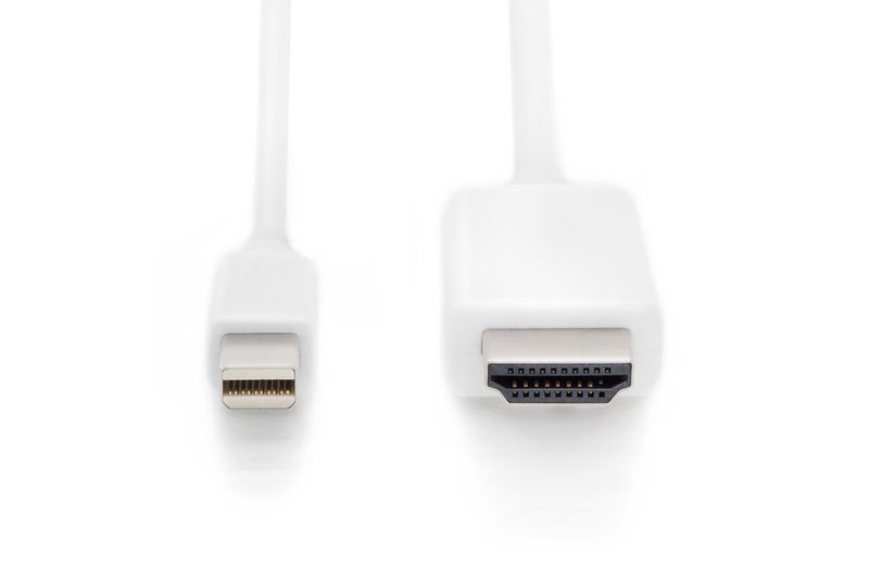 Assmann miniDisplayPort 1.2 - HDMI 2.0 cable 2m White