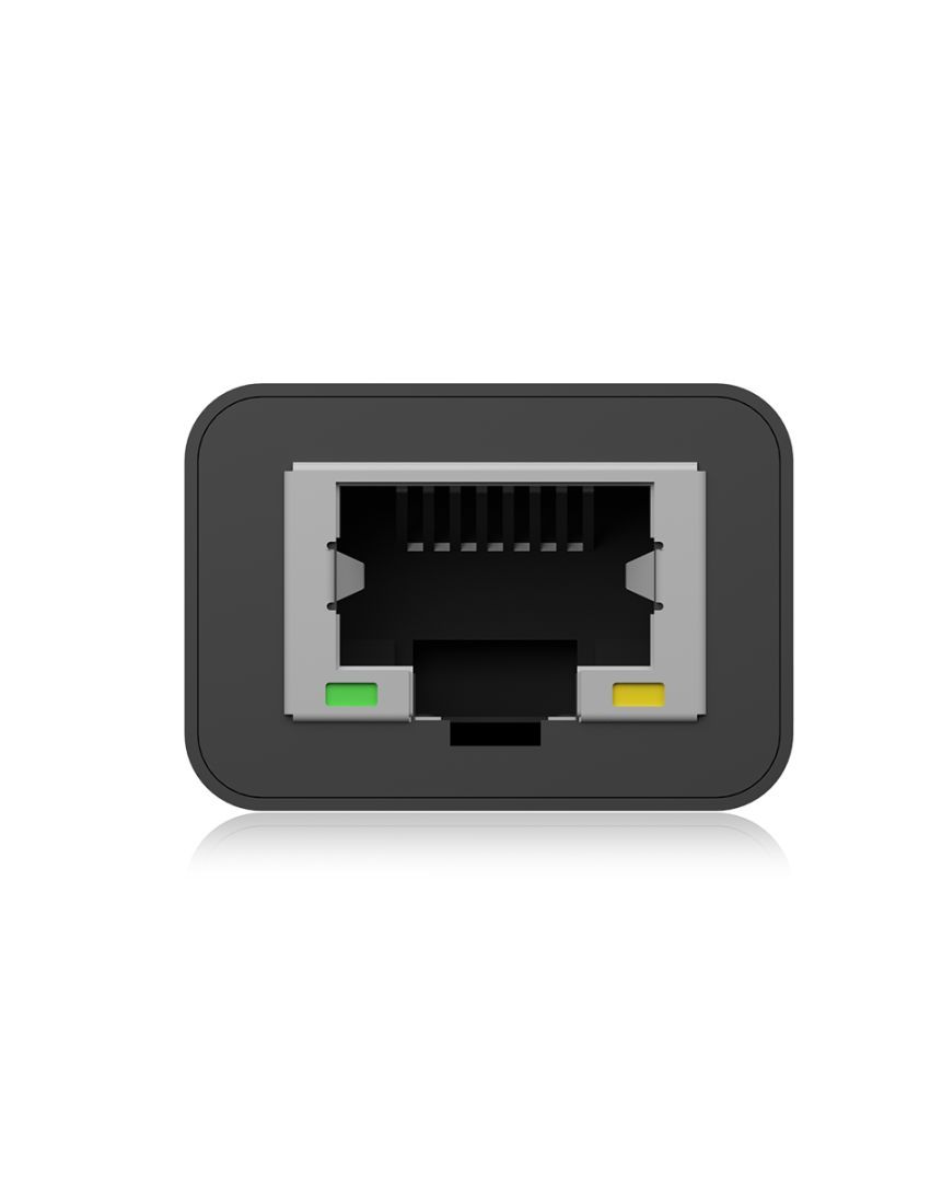 Raidsonic IcyBox IB-HUB1439-LAN 4-Port hub with USB3.2 Gen 1 Type-A or Type-C interface Black