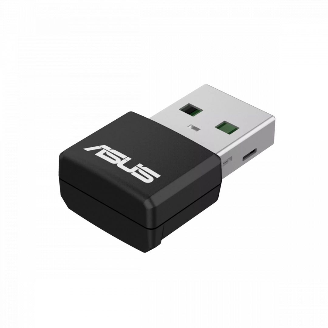 Asus USB-AX55 AX1800 USB2.0 Dual-Band Wi-Fi Adapter Black