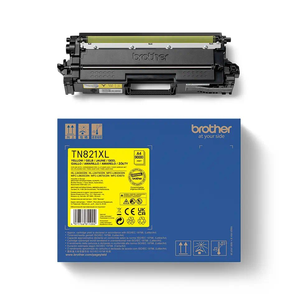 Brother TN-821XLY Yellow toner