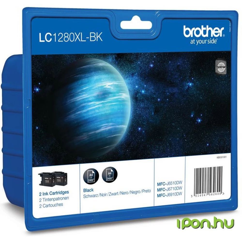Brother LC1280XL (Twin Pack) Black tintapatron csomag