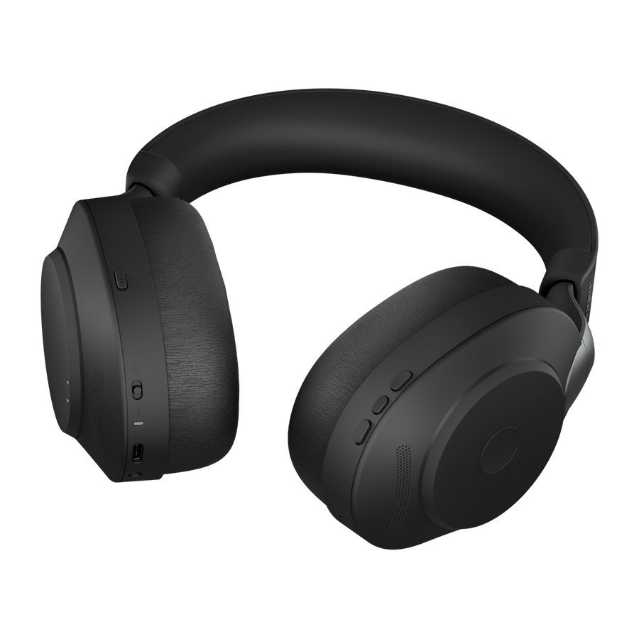 Jabra Evolve2 85 UC Stereo Bluetooth Headset + Charging Station Black