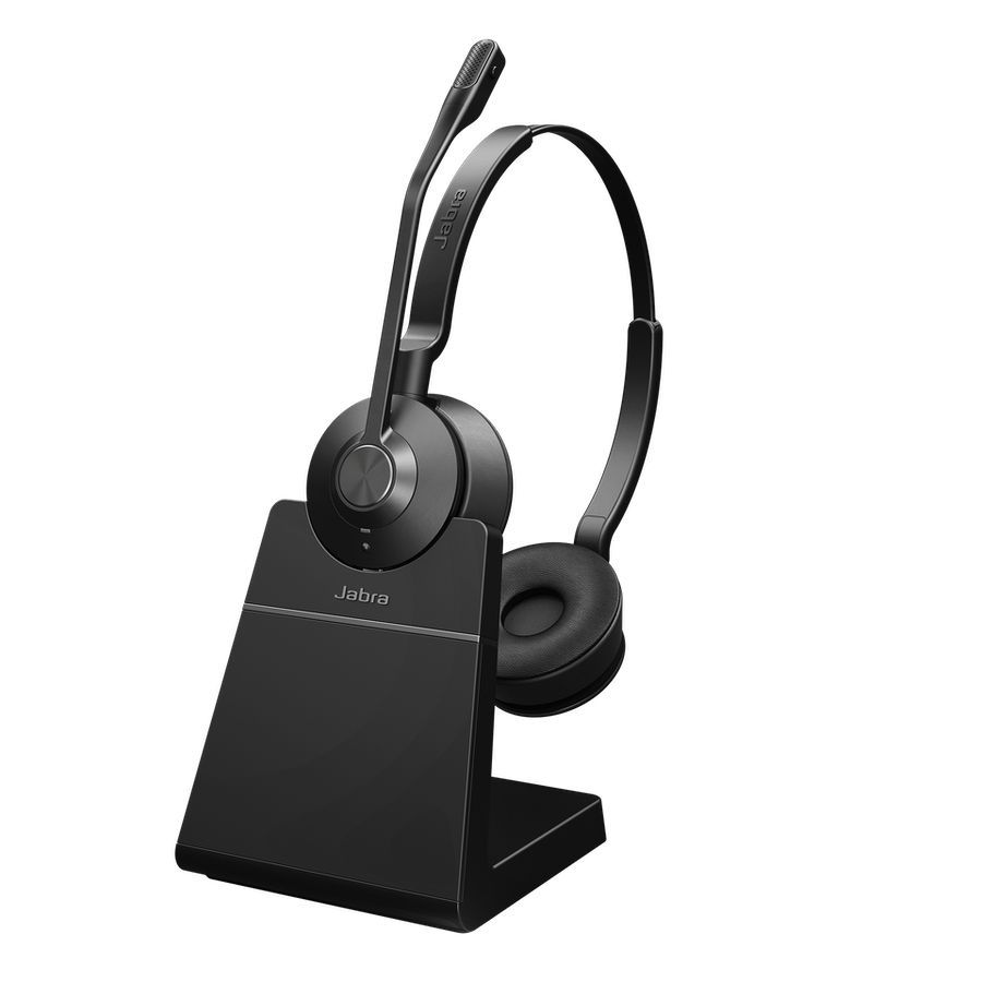 Jabra Engage 55 UC Stereo Headset + Charging Station Black