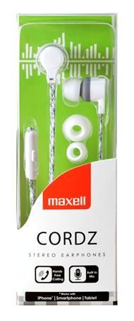 Maxell MXSCORDZW Headset White