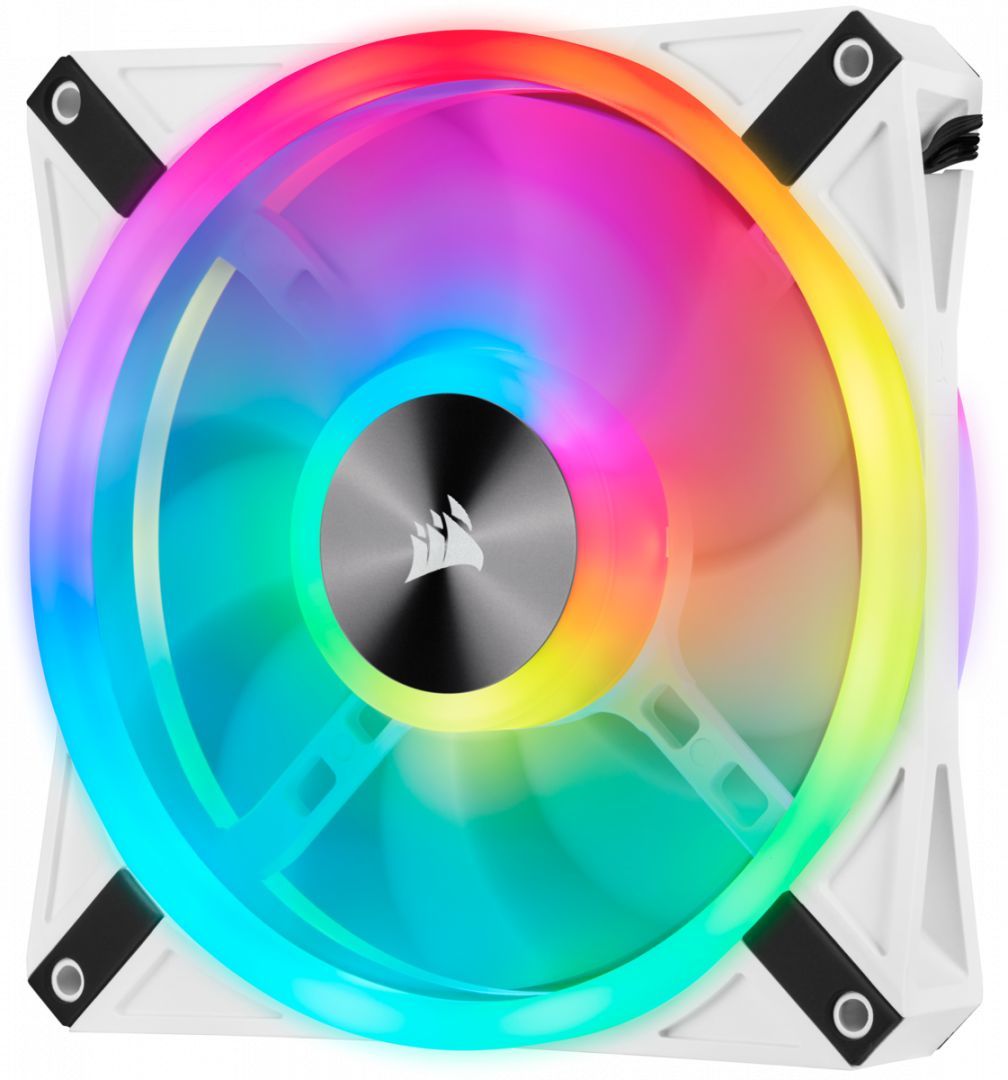 Corsair iCUE QL140 RGB PWM White Single Fan