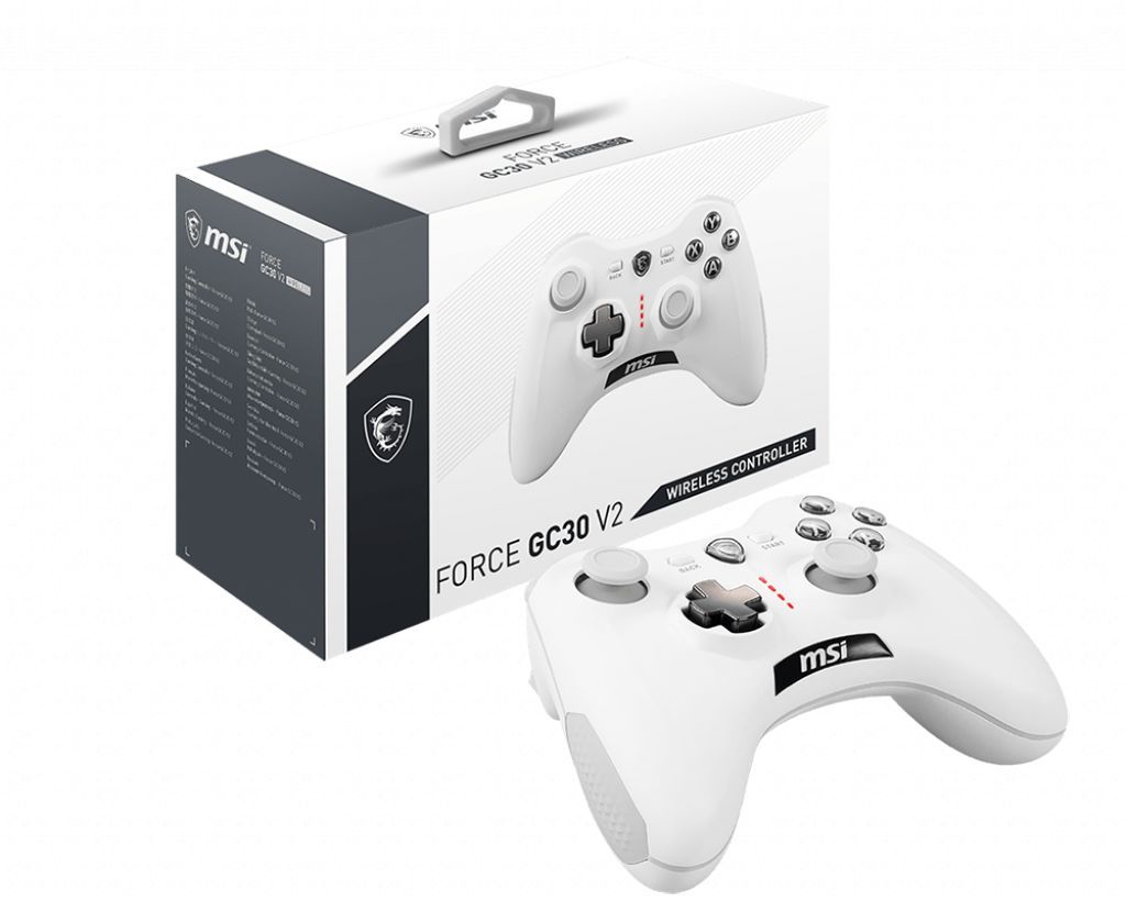 Msi Force GC30 V2 Wireless/USB Gamepad White