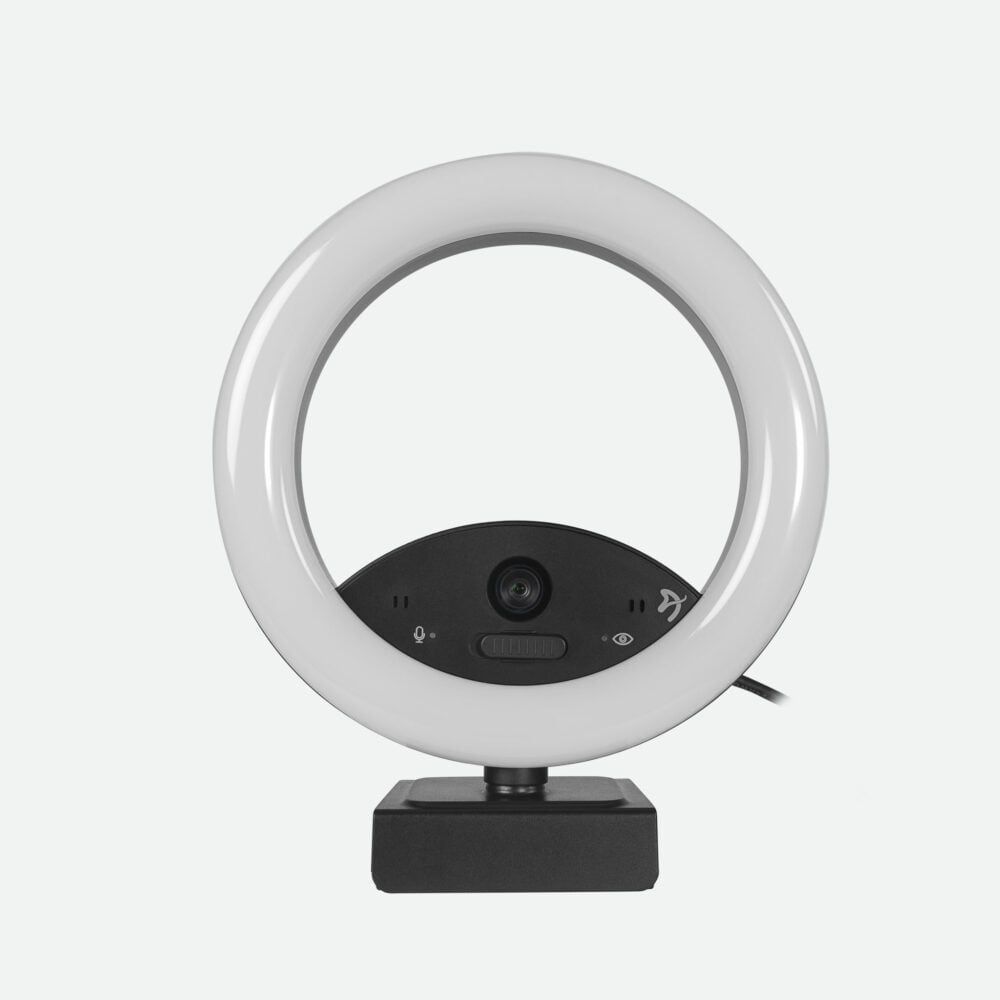 Arozzi Occhio - True Privacy Ring Light Webkamera Black