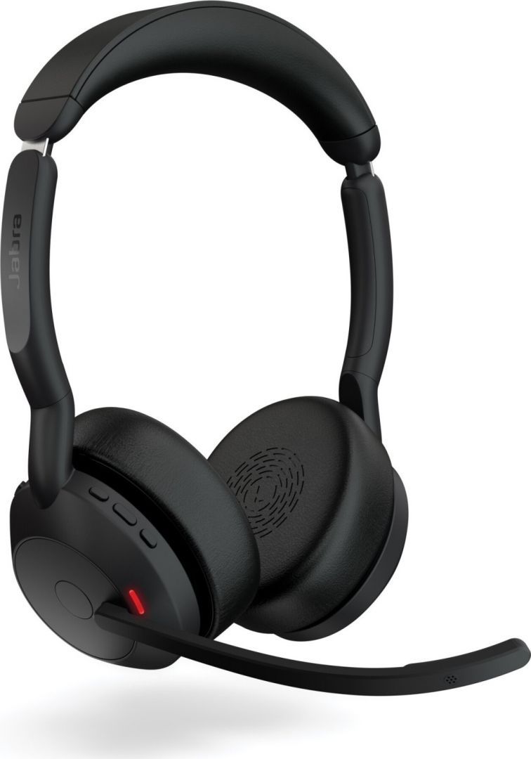 Jabra Evolve2 55 UC Stereo Wireless Bluetooth USB-A Headset Black