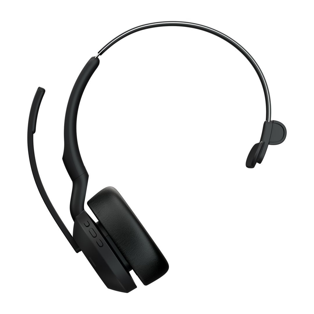 Jabra Evolve2 55 MS Mono with Link380a Bluetooth Headset Black