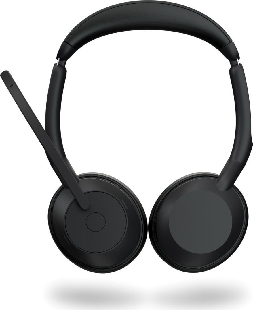 Jabra Evolve2 55 MS Stereo with Link380c Wireless Bluetooth Headset Black