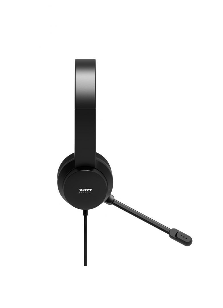 Port Designs Confort Office USB Stereo Headset Black