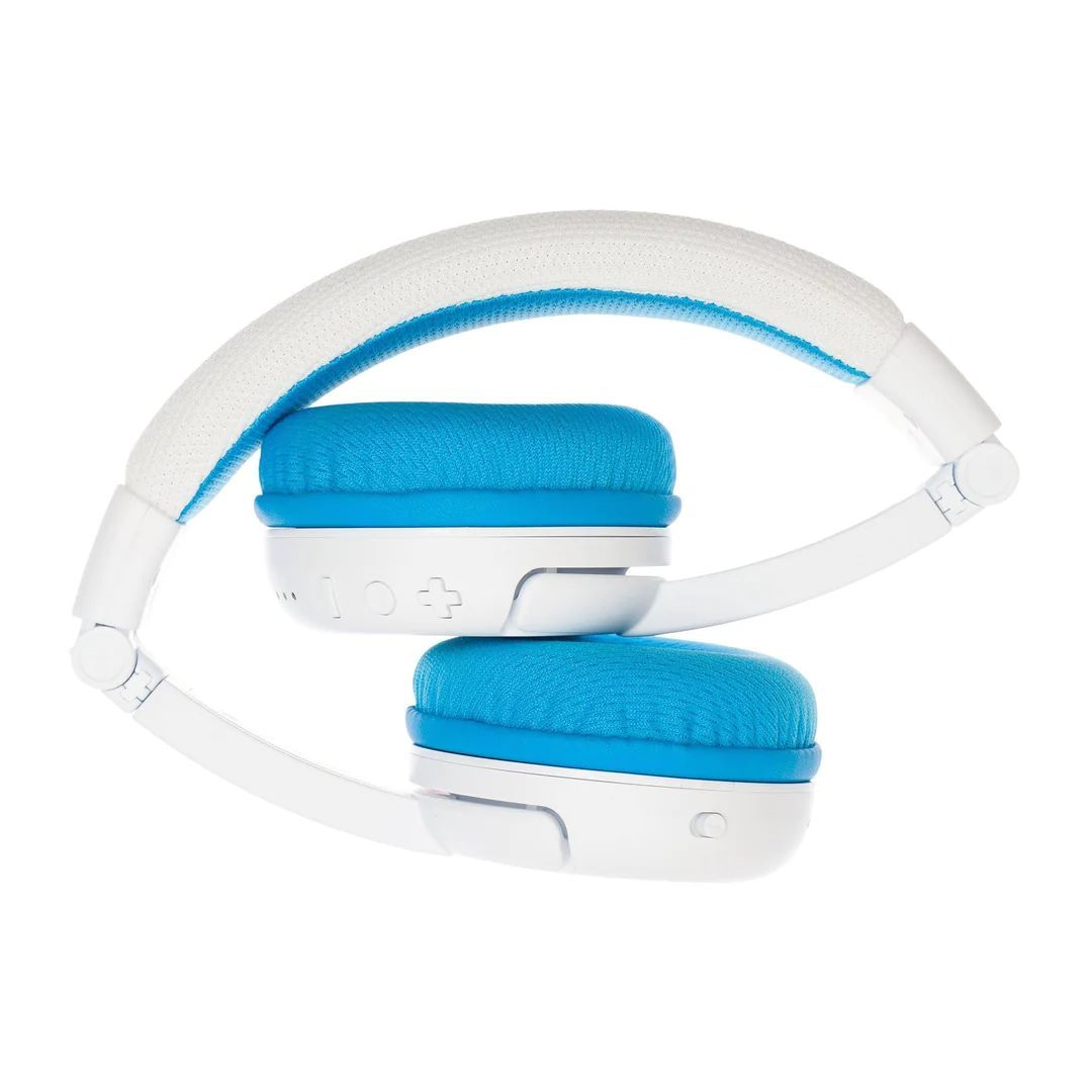 BuddyPhones School+ Wireless Bluetooth Headset for Kids Blue