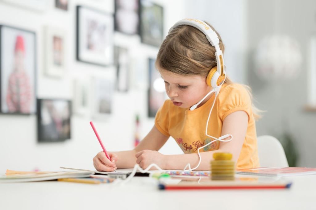 BuddyPhones School+ Headset for Kids Yellow