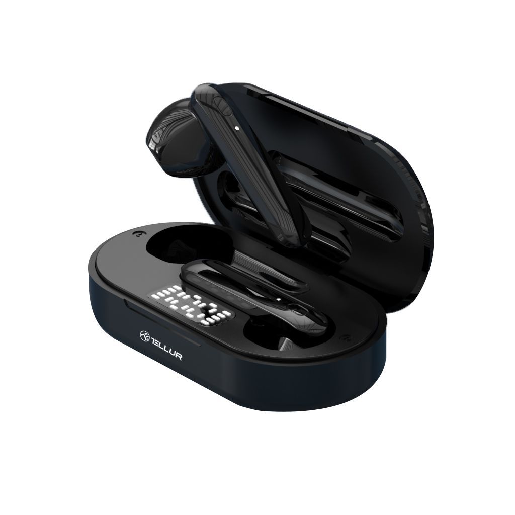 Tellur Flip Bluetooth True Wireless Earphones Headset Black