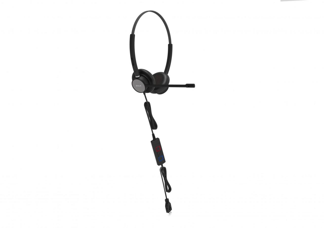 Tellur Voice 420 Wired USB and Jack 3,5mm Headset Black