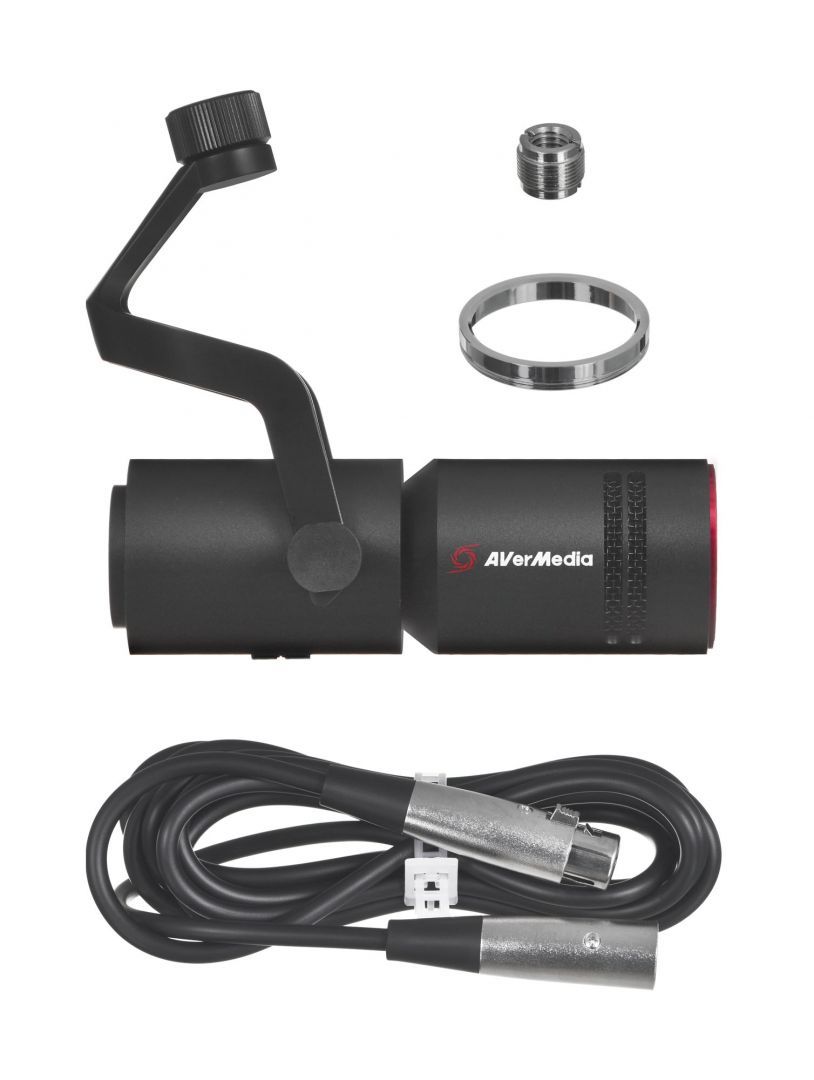 AverMedia AM330 Microphone Live Streamer XLR Black