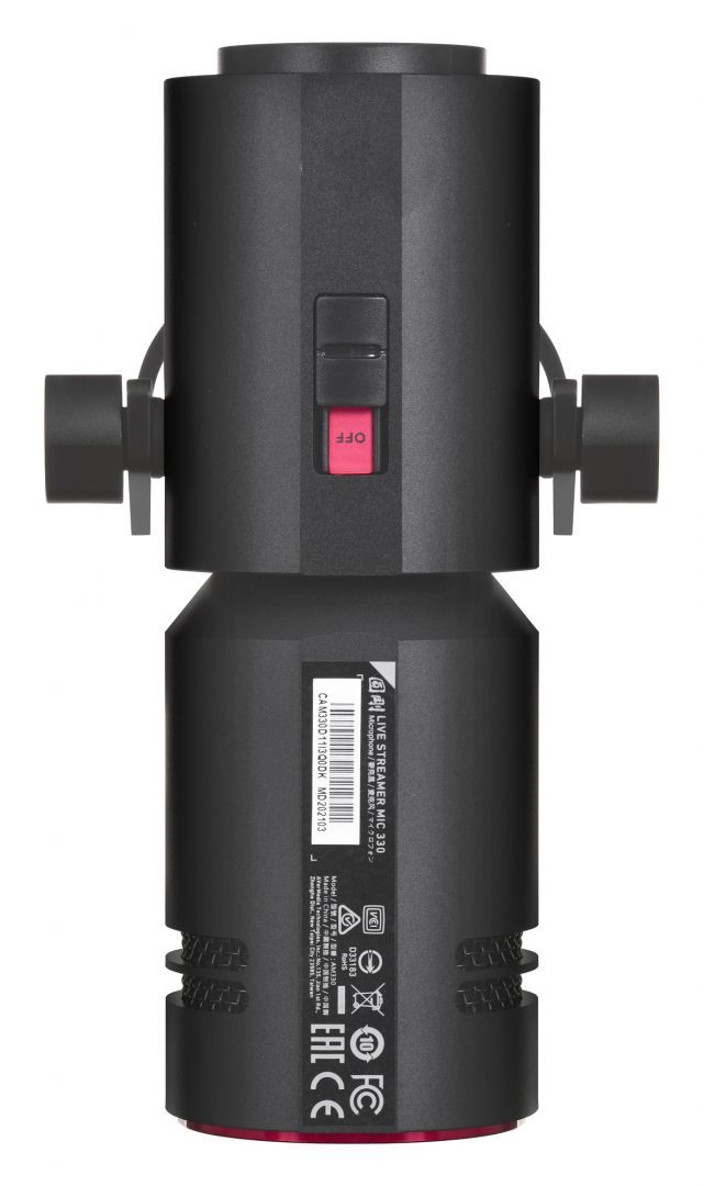 AverMedia AM330 Microphone Live Streamer XLR Black
