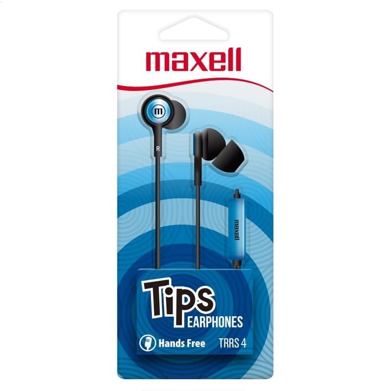 Maxell In-Tips Headaset Black/Blue