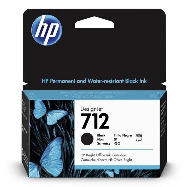 HP 3ED70A (712) Black tintapatron