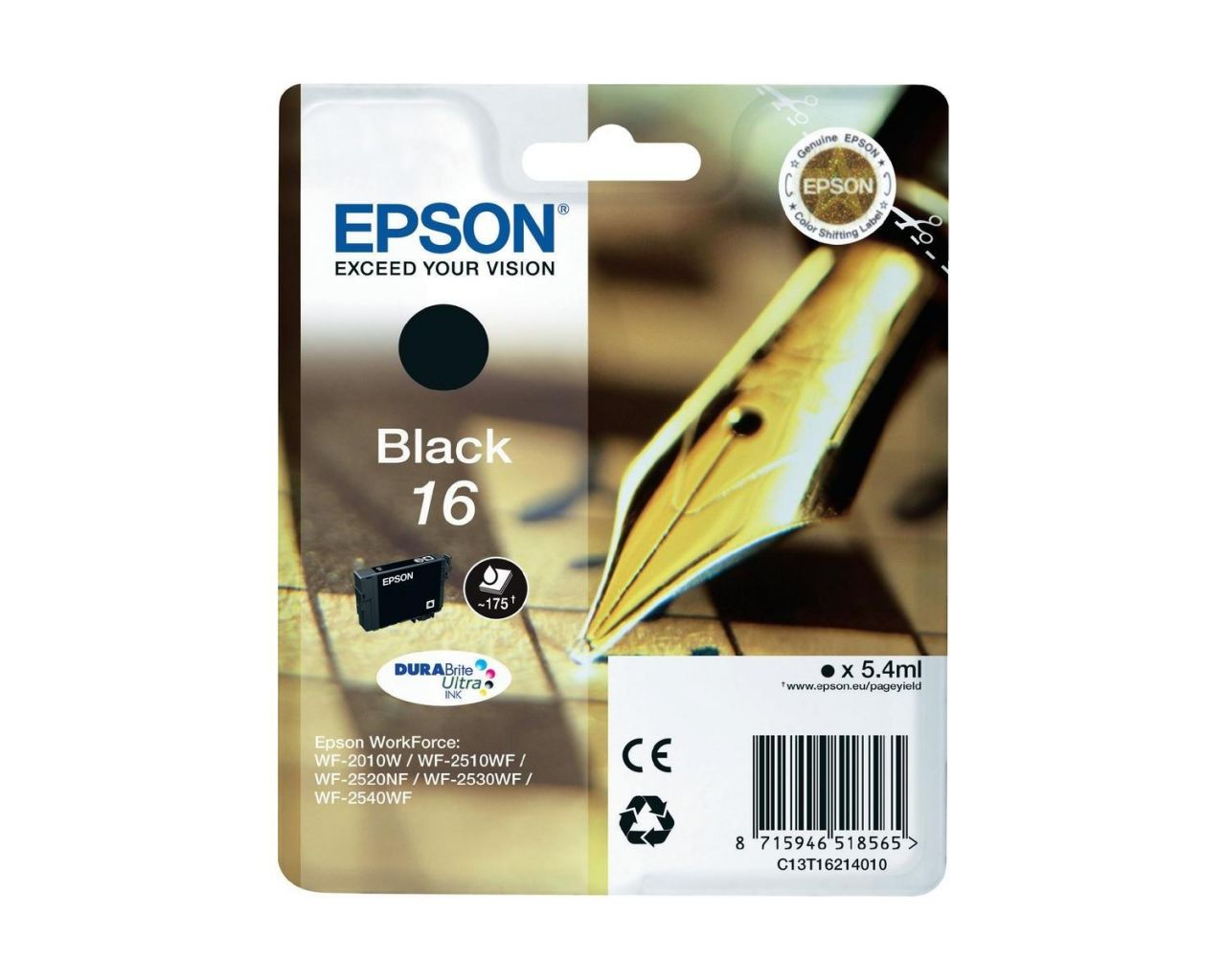Epson T1621 (16) Black tintapatron