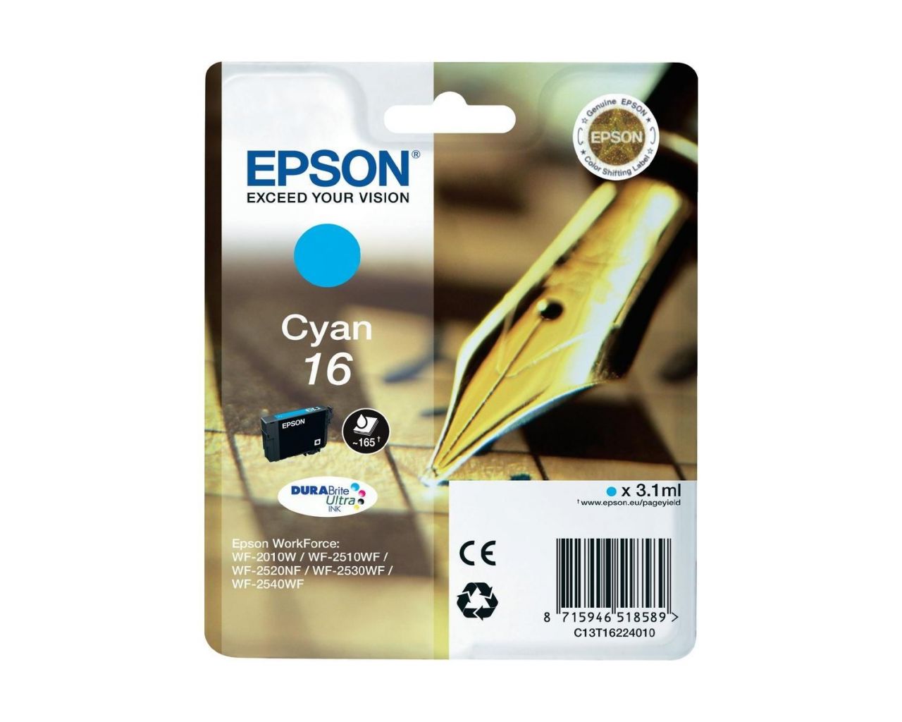 Epson T1622 (16) Cyan tintapatron