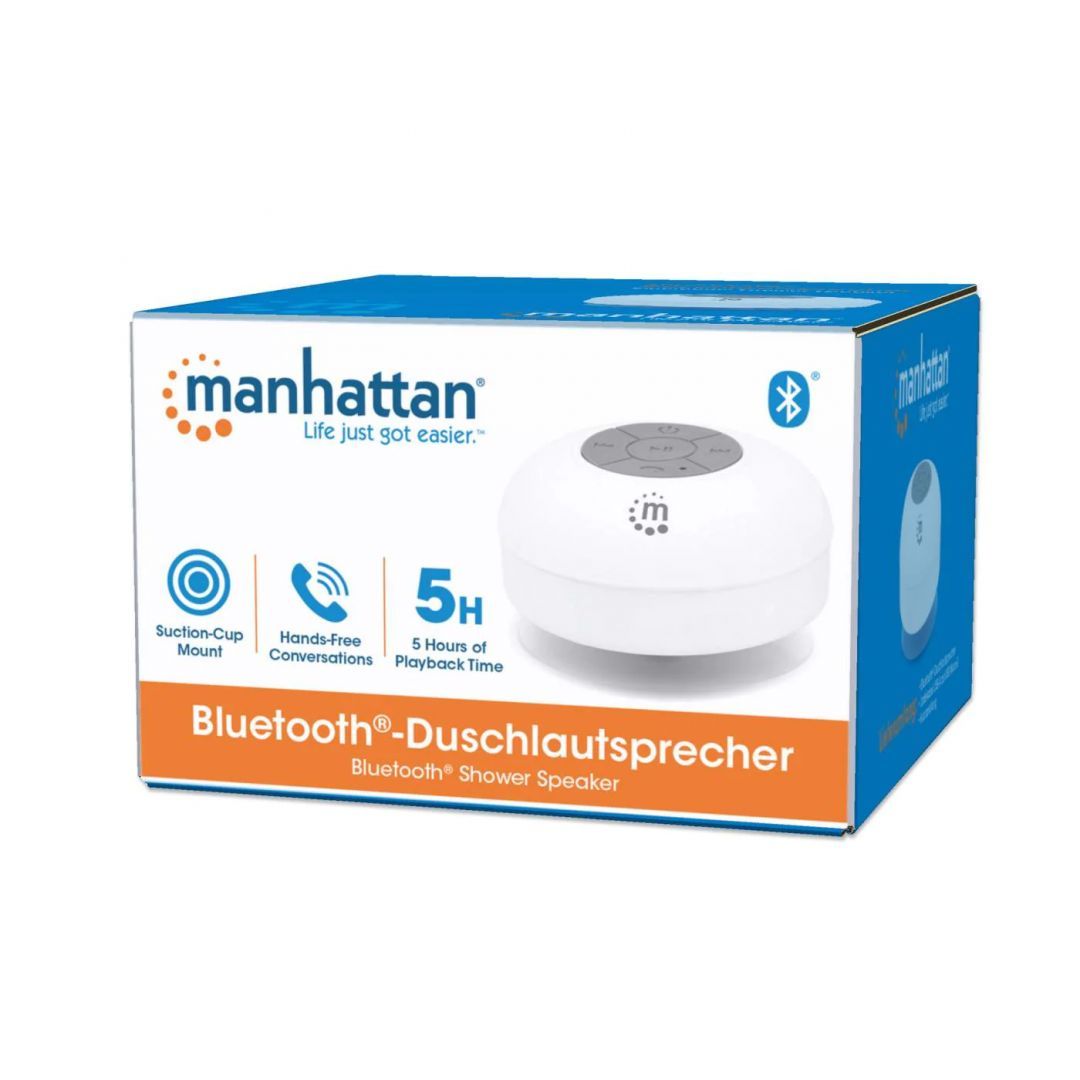 Manhattan Bluetooth Shower Speaker White