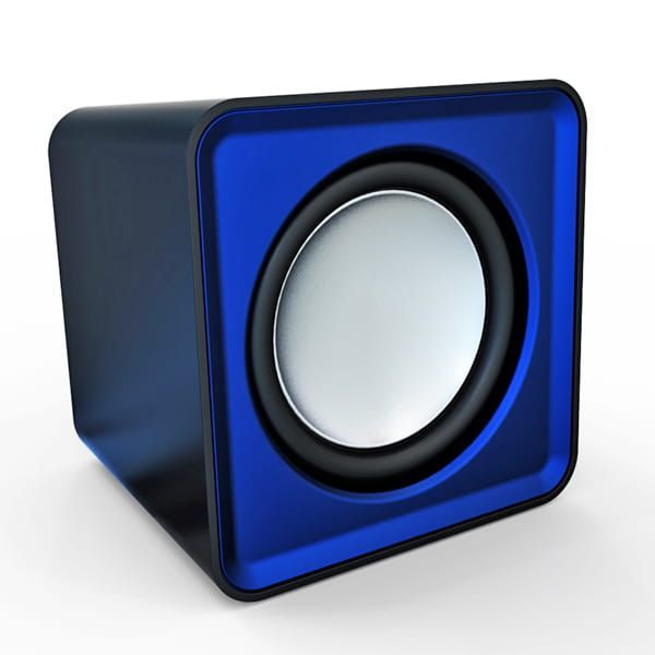 Platinet Omega Speakers System 2.0 Blue