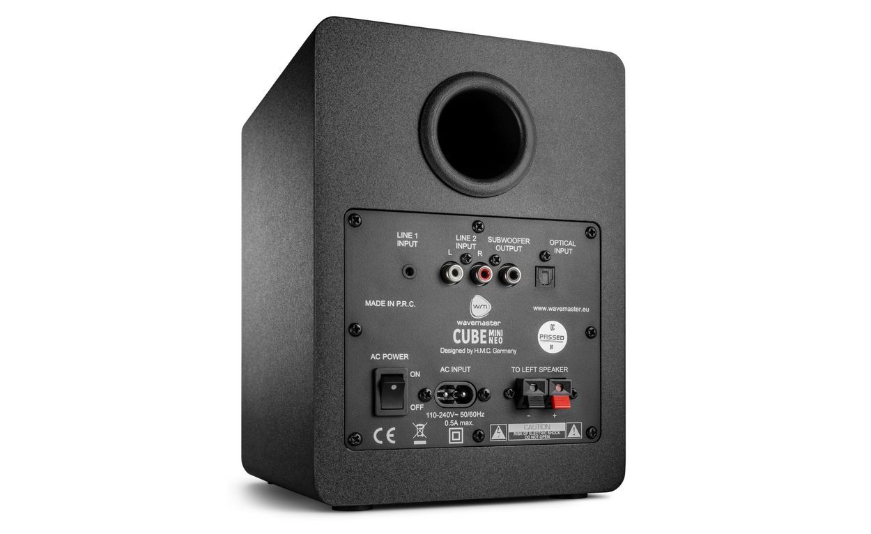 wavemaster Cube Mini Neo Bluetooth Speaker System Black