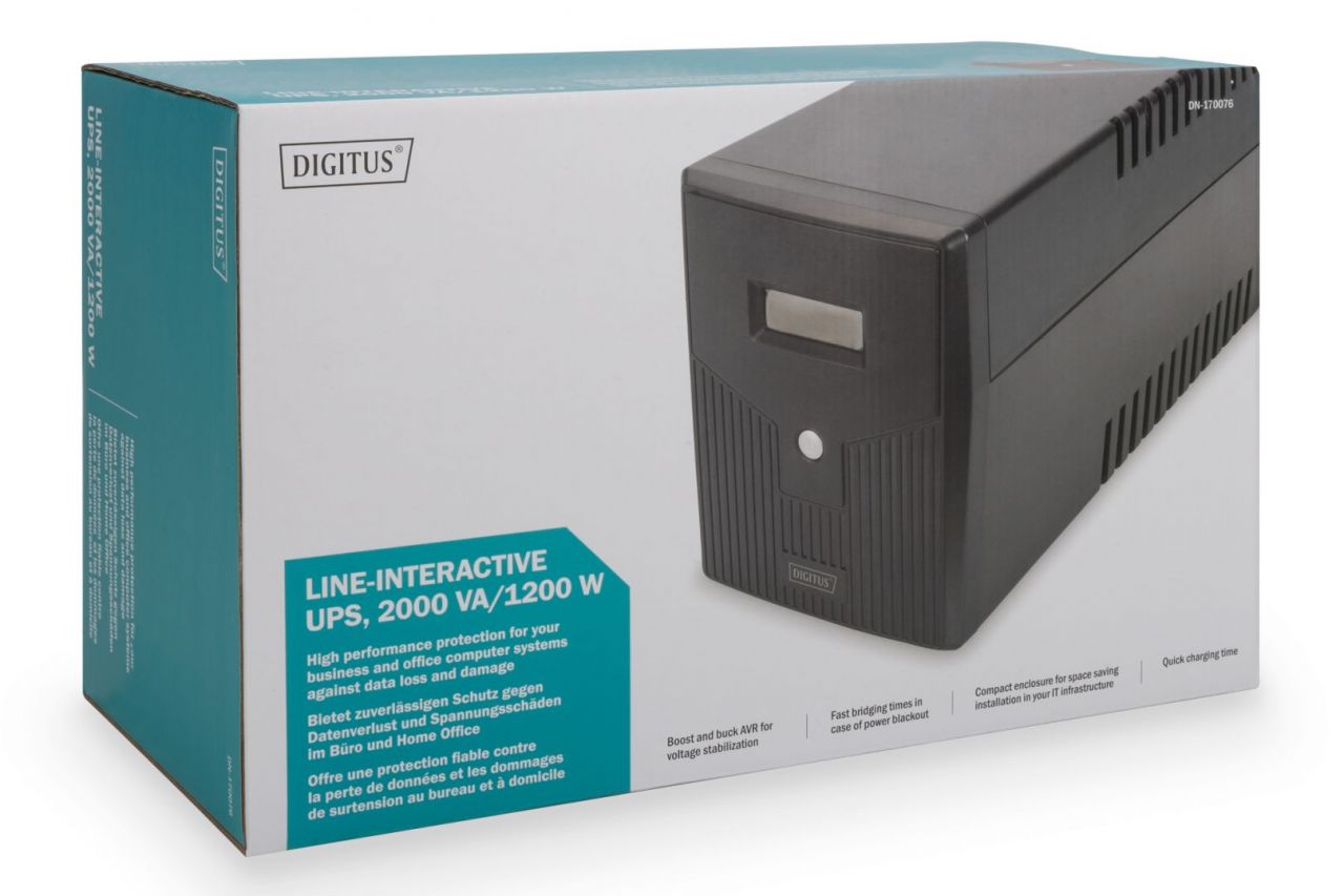 Digitus DN-170076 Line-Interactive LCD 2000VA UPS