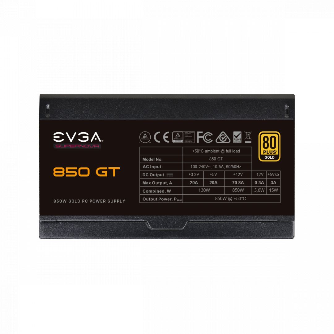 EVGA 850W 80+ Gold SuperNova 850 GT