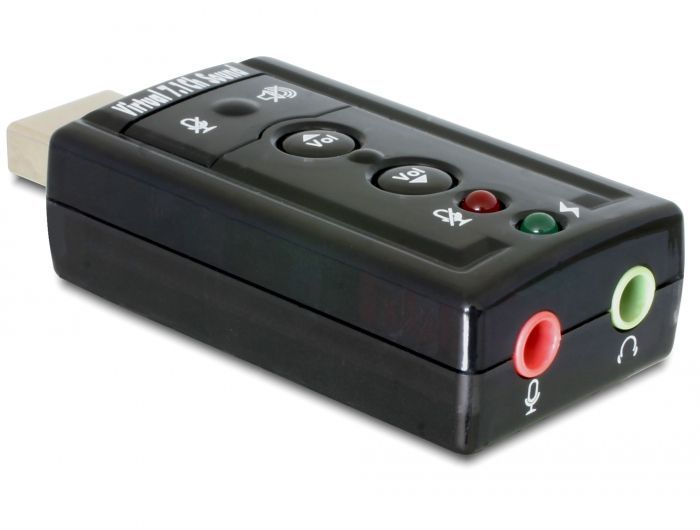 DeLock External Sound Adapter Virtual 7.1 USB Hangkártya