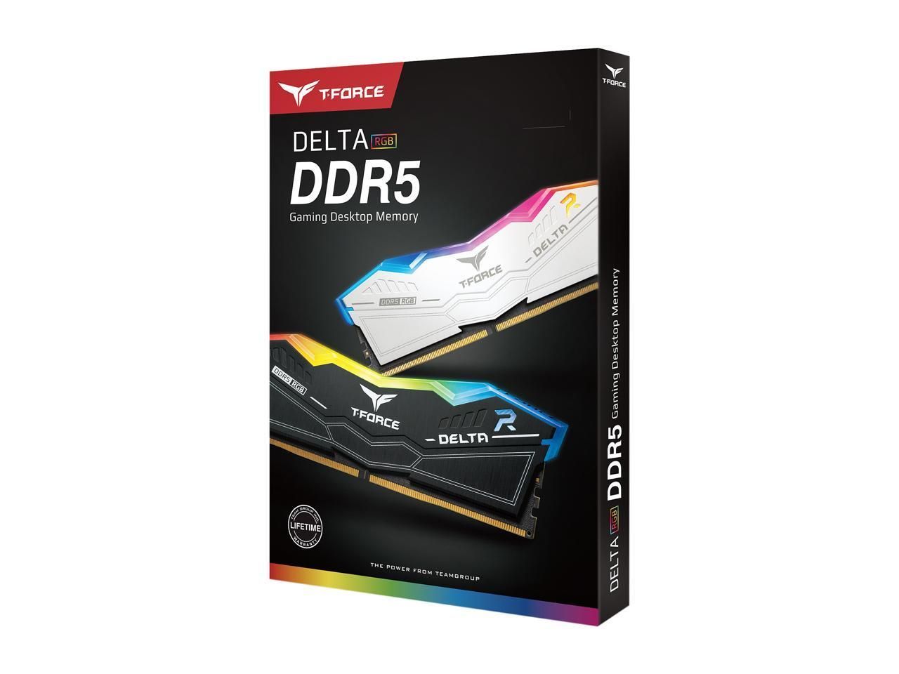 TeamGroup 32GB DDR5 8000MHz Kit(2x16GB) Delta RGB Black