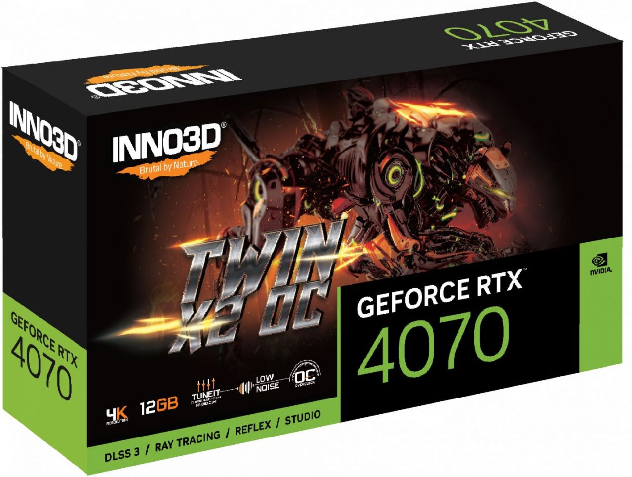 Inno3D GeForce RTX4070 12GB DDR6X Twin X2 OC