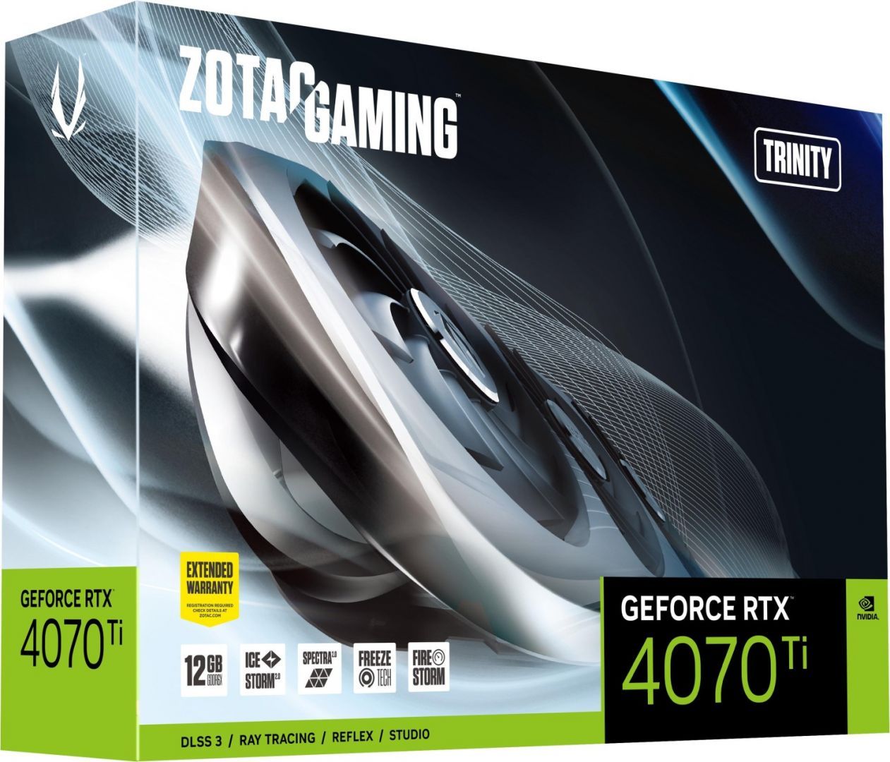 Zotac GeForce RTX4070 Ti 12GB DDR6X Trinity