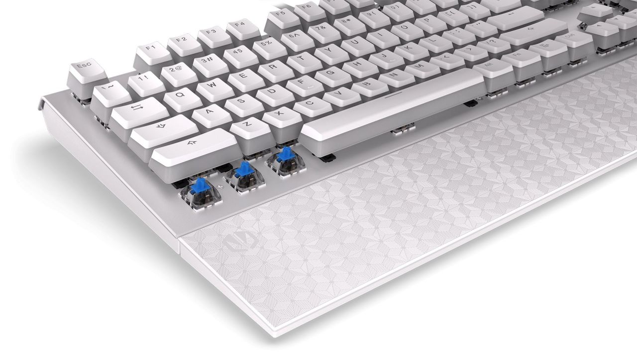 Endorfy Omnis Pudding Blue Switch Mechanical Keyboard Onyx White US
