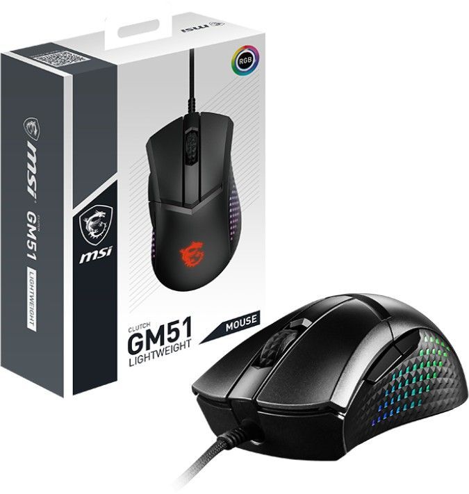 Msi Clutch GM51 Lightweight Gaming Mouse Black