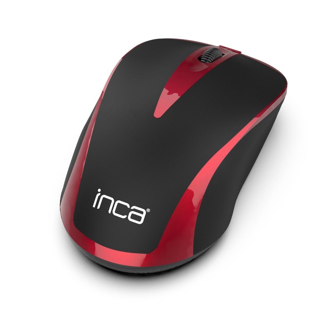 INCA IWM-221RSK Wireless mouse Black/Red